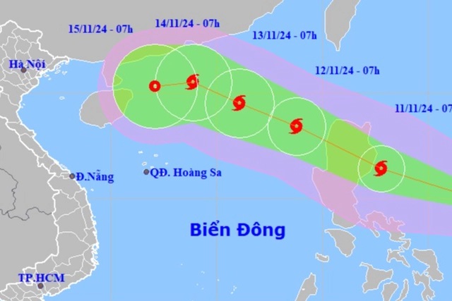 Bão Yinxing chưa qua, bão Toraji giật cấp 12 lại sắp 